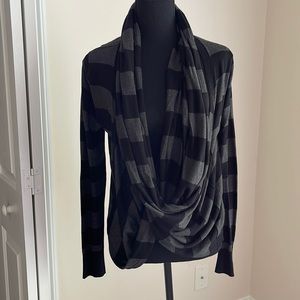 BCBG striped sweater top